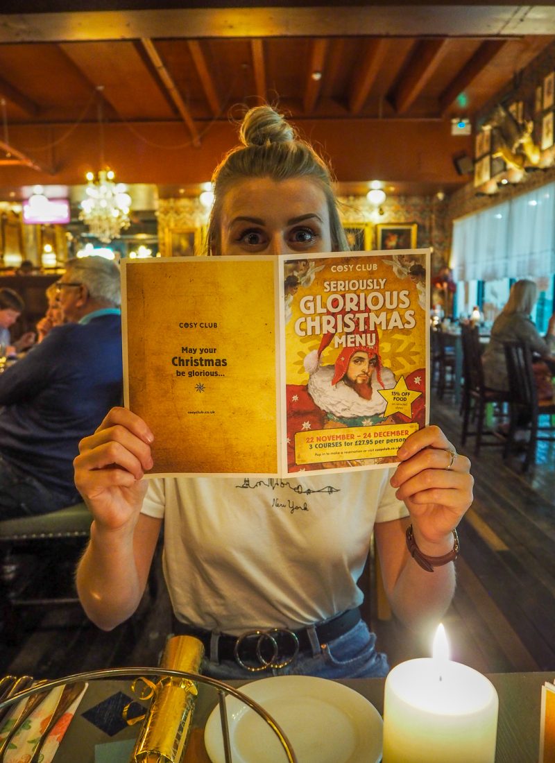 Trying out the new Cosy Club Christmas menu | lucy-cole